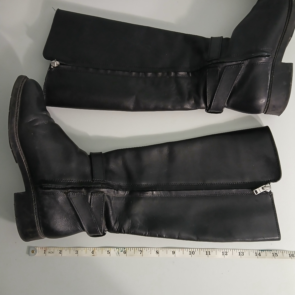 COACH Women's Ruby Horse and Carriage Buckle Leather Boots - Picture 11 of 12